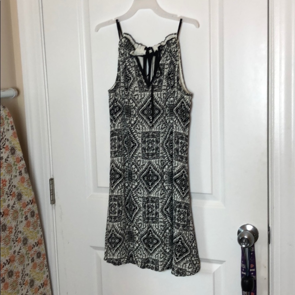 Black and white dress
